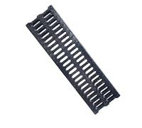Filtre de gouttière pour cuisine, fossé d'égout pour garage, allée, pelouse, 500 mm x 200 mm x 40 mm (couleur noire)