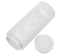 Filtre de Gouttière PVC Blanc à Haute Efficacité pour Tuyaux | Compatibilité Multi-diamètres, Entrée et Sortie de Canalisation, Usage Extérieur ou Conduites Enterrées, Anti-bouchage