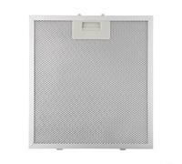 Filtre de hotte en maille métallique argentée 296 x 276 x 9 mm, piège à graisse aluminisé à 5 couches pour aérations de hotte, pièce de rechange facile à installer pour ventilateur d'échappement