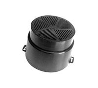 Wpro Filtre de hotte universel UNF001 484000008520 Remplacement K7 charbon actif 125/153 mm
