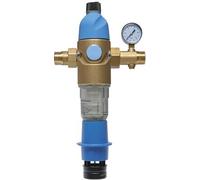 Filtre de lavage à contre-courant Réducteur de pression Laiton R1 1/4'' 66 l/min 2-6 bar/29-87psi
