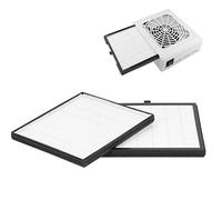 Filtre de machine d'aspirateur de poussière d'ongle, filtre de collecteur de poussière d'ongle Accessoire de collecteur de poussière d'ongle Perceuse à ongles Ventilateur de filtre de