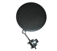 Filtre de Microphone Micro à Double Couche en Fer Noir | Écran de Filtre du Microphone, Housses de Microphone, Accessoires pour Studio Enregistrement