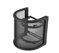 Filtre de Microphone U en Double Couche Noir en Plastique et Métal