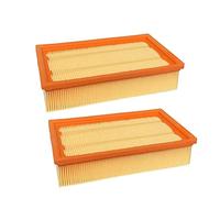 Filtre de nettoyage domestique pour aspirateur Karcher KM 70/30 NT20/1 NT30/1 Ap NT35/1 NT361NT 35 ECO NT 40/1 Ap NT 50/1 NT 561 NT 611 Eco (couleur : KAR NT35 FT 1PK) (couleur : ar Nt35 Lot de 2