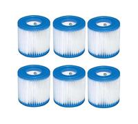 Filtre De Piscine, Compatible Avec Intex, Filtre De Piscine Lavable Et Réutilisable De Type H For Jacuzzi Extérieur(6pcs)
