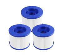 Filtre de piscine de remplacement, double paquet, Tube chaud ondulé, Spa 104mm, PET + tissu Non tissé, Compatible avec Clever Spa(3pcs)