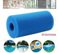 Filtre de piscine pour Intex Type B, réutilisable, lavable, cartouche en mousse, éponge, nettoyeur de piscine, 14,5x25,4 cm