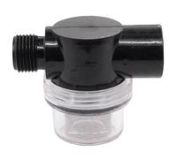 Filtre de pompe à eau pour camping-car, crépine de tuyau à visser en plastique 1/2 po avec tamis en acier inoxydable 50 mailles, filtre sédiments remplacement transparent, tu