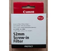 Filtre de protection CANON 52 mm / courrier aérien avec suivi