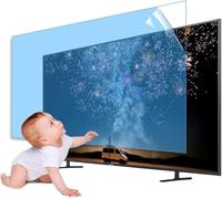 Filtre de protection d'écran anti lumière bleue pour écran TV 32-75 pouces - givré anti reflets, anti-radiation, panneau anti-rayures pour TV LCD/LED, sans bulles/A / 46" 1017x57,A-39" 856x478mm