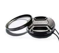 Filtre de protection UV multicouche 52 mm et bouchon d'objectif 52 mm pour objectif Nikon AF-S DX NIKKOR 18-55 mm, objectif Sigma 30 mm F1.4 (lot de 1 + 1)