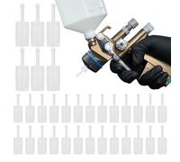 Filtre de pulvérisation de peinture - Filtre de pulvérisation en maille | Outil de pulvérisation de peinture à air | 30 pièces de filets haute filtration pour ateliers, artistes, artisans, meubles