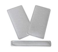 Filtre de rechange 2x G4 + 1x G4 Bypass pour Helios KWL EC 270/370 avec Bypass ELF-KWL 270/370 4/4 BP 09613 & 09617.