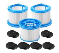 Filtre de rechange 4039 pour aspirateur sans fil autonome Bissell PowerClean FurGuard 280 W et FurFinder 200 W, 3 filtres HEPA, 6 mousses et 6 pré-filtres plissés