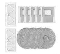 Filtre de rechange, chiffon de nettoyage, sac à poussière, kit de brosses latérales pour robot aspirateur DJI, pour modèles ROMO S A P, chiffons en microfibre et accessoires d'aspirateur, pour un