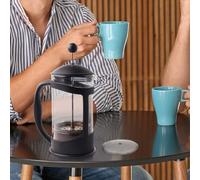 Filtre de rechange en acier inoxydable pour cafetière à café et théière de 10,2 cm - Compatible avec Grosche pour Sterling pour Bonjour Lisbonne la plupart des modèles de 8 tasses