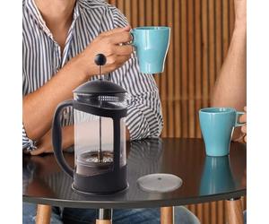 Filtre de rechange en acier inoxydable pour cafetière à café et théière de 10,2 cm - Compatible avec Grosche pour Sterling pour Bonjour Lisbonne la plupart des modèles de 8 tasses