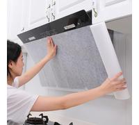 Filtre de rechange en papier non tissé pour hotte aspirante optimisé pour l'adhérence à la graisse et l'intégrité lors de l'utilisation (10 m x 46 cm)