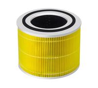 Filtre De Rechange For Purificateur D'air, Système De Filtration Au Charbon Actif, Compatible Avec Le Purificateur D'air Levoit Core 300(Yellow)