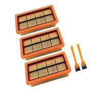 Filtre de rechange plat plissé 6.415-953.0 for aspirateurs Kärcher AD 2, AD 3 et AD 4 (lot de 3).