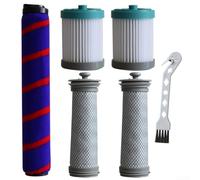 Filtre de rechange pour aspirateur sans fil pour Tineco A10 et A11 Hero/Master, série Pure S11, 1 rouleau brosse + 2 pré-filtres + 2 filtres HEPA, 1 brosse de nettoyage
