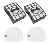 Filtre de rechange pour aspirateur vertical Shark ZU560 ZU561 ZU562 ZU572 UV650 UV725 ZU660 CU530 Rotator Navigator Zero-M Lift-Away Speed, 2 HEPA + 2 mousses + 2 filtres en feutre avec brosse de