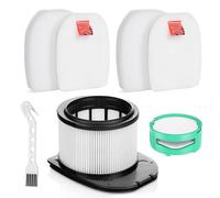 Filtre de rechange pour Shark IZ400 IZ420 - Avec cartouche de rechange anti-odeur - Compatible avec Shark Stratos IZ400EU IZ400EUT IZ420EU IZ420EUT IZ400EUTBK - 1 filtre HEPA + 2 jeux de feutre mousse