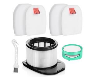 Filtre de rechange pour Shark IZ400 IZ420 - Avec cartouche de rechange anti-odeur - Compatible avec Shark Stratos IZ400EU IZ400EUT IZ420EU IZ420EUT IZ400EUTBK - 1 filtre HEPA + 2 jeux de feutre mousse