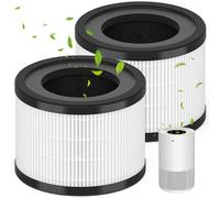 Filtre de rechange True HEPA SAKEGDY AP-S0610L compatible avec le purificateur d'air MOOKA AP-S0610L, filtre à air 3 en 1 H13 True HEPA, lot de 2