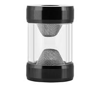 Filtre de refroidissement à eau, filetage intérieur G1/4, filtre de refroidissement à eau, filtre fin en forme d'entonnoir pour systèmes de refroidissement à eau d'ordinateur (noir)