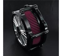 Filtre de remplacement Filtre À Air D'accessoires De Moto Pour Harley Pour Softail (2016-2017), Pour Dyna FXDLS (2017), FLSTNSE (2014-2015), FLSTSE (2011-2012), FXSBSE (2013-2014)(Rosso)