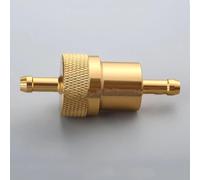 Filtre de remplacement Filtre À Huile En Ligne Universel Pour Moto, Alliage D'aluminium CNC, 1/4 ", 6mm, 1 Pièce(Gold)