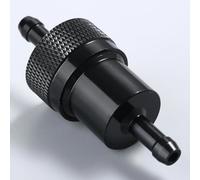 Filtre de remplacement Filtre À Huile En Ligne Universel Pour Moto, Alliage D'aluminium CNC, 1/4 ", 6mm, 1 Pièce(Nero)