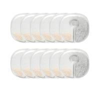 Filtre De Remplacement Fontaine À Eau De Chat - Accessoires pour Animaux | 12 Filtres Bol À Boire De,pour Céramique Et Acier Inoxydable, Utilisation Quotidienne À La