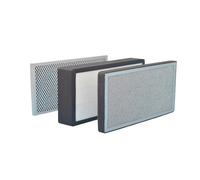 Filtre de remplacement for purificateur d'air, 3 pièces, 4/6/8 pouces, pré-filtre, HEPA, Composite de charbon actif adapté à la boîte de filtre à Air(8 Inch Filter Set)