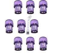 Filtre de Remplacement HEPA pour Dyson Brosse nettoyante Accessoire Compatible avec Aspirateurs Dyson V11 V12 V15 Lavable et Réutilisable SOS ACCESSOIRE (9) Aspirateur (970013-02 970013-02