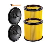 Filtre de remplacement N10R-2Pcs, compatible for Vacmaster, filtre à cartouche et dispositif de retenue, compatible for Vacmaster, aspirateur sec et humide de 5 à 16 gallons