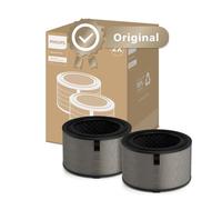 Filtre de Remplacement Philips Original pour Purificateurs d'Air Série 3200 AC3210, AC3220 et AC3221, HEPA NanoProtect + Charbon Actif, Durée de Vie de 12 Mois, Noir/Blanc (FY3200/30)