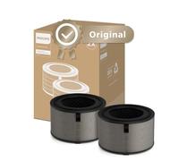 Filtre de Remplacement Philips Original pour Purificateurs d'Air Série 4200 AC4220 et AC4221, HEPA NanoProtect + Charbon Actif, Durée de Vie de 12 Mois, Noir/Blanc (FY4200/30)