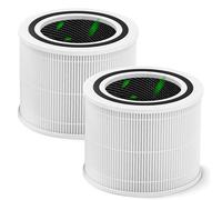 Filtre de Remplacement pour Levoit Core 300/ 300S Purificateur D'air, 2 Pièces Core Mini Filter Filtre de Remplacement 3 en 1 H13 HEPA & Filtre à Charbon Actif Haute Efficacité & Préfiltre en Nylon