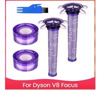 Filtre de Remplacement pour Matelas pour Dyson V8 Focus, Filtre Accessoire pour Dyson V8 Origin+ SV25 SV37, Référence 965661-05