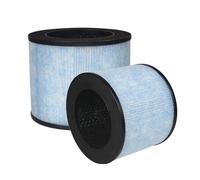 Filtre de remplacement type F100 compatible avec le purificateur d'air AP100 à particules qualité H13 revêtement antibactérien et matériau charbon actif(2 Pcs)