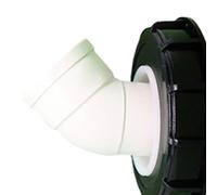 Filtre de réservoir ibc lavable 165 mm avec angle de 45° pour collecte | Couvercle dôme en maille ABS amovible 245 mm Bloque les feuilles pour brindilles Idéal pour les conteneurs de stockage