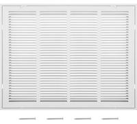 Filtre de retour d'air VEVOR, s'adapte à l'ouverture de montage (60,5x45,5 cm), grille d'évacuation murale, grille de retour d'air en acier revêtu par poudre