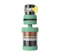 Filtre de robinet de cuisine domestique avec purification de l'eau, pommeau de douche résistant aux éclaboussures réduisant le désordre, la technologie d'économie d'eau préserve les ressources (vert)