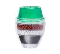 Filtre de robinet, Lot De 5 Filtres Robinet Cuisine Simples Et Couleur Unie, For Économiser L'eau, Avec Buse Filtration Au Charbon Actif,pour salle de bain et cuisine(Green)