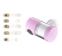 Filtre de robinet rotatif à 360 degrés avec maille en acier inoxydable, protection de fenêtre transparente pour évier de cuisine, adaptateur purificateur d'eau anti-pulvérisation, blanc rose (B)