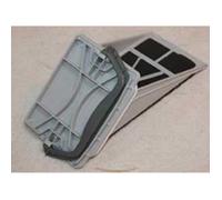 Filtre de socle complet pour sèche-linge électrique Whirlpool 481010345281 - Blanc