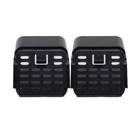 Filtre de Sortie du Connecteur de Décapage vers Le Bas, Filtre de Sortie de Décrochage d'installation Facile Flexible pour 3x4 Pouces par Gouttière de Type (Black)